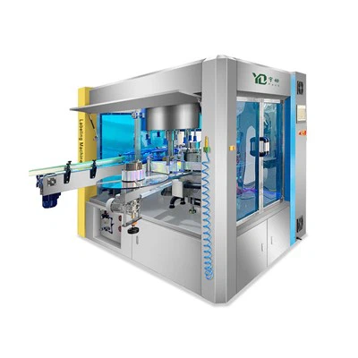 Wie ist das Zuführungssystem einer Wasseretikettiermaschine aufgebaut?